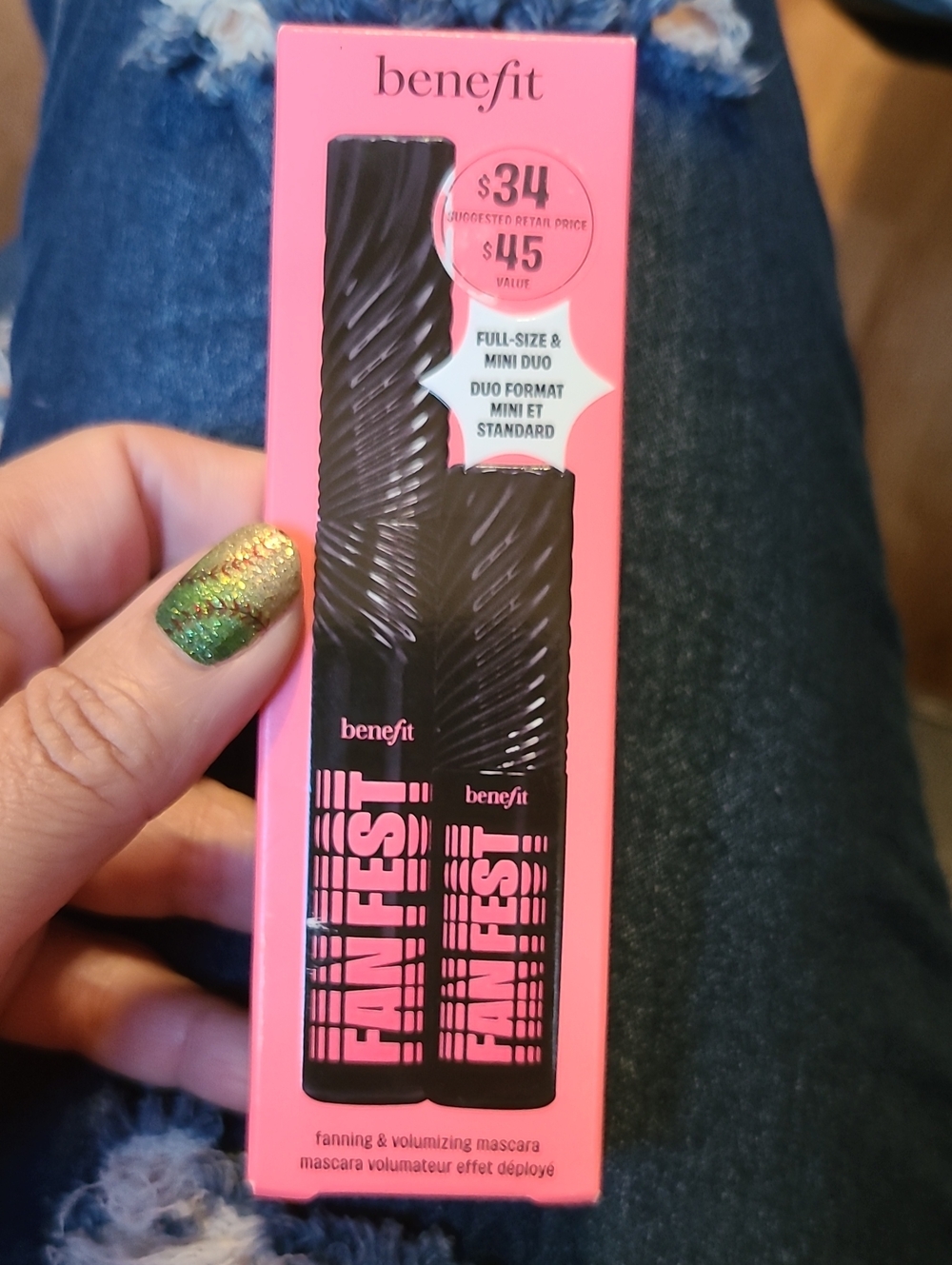 Benefit Cosmetics Fan Fest Big Lil' Lash Fan Fanning & Volumizing Mascara Duo